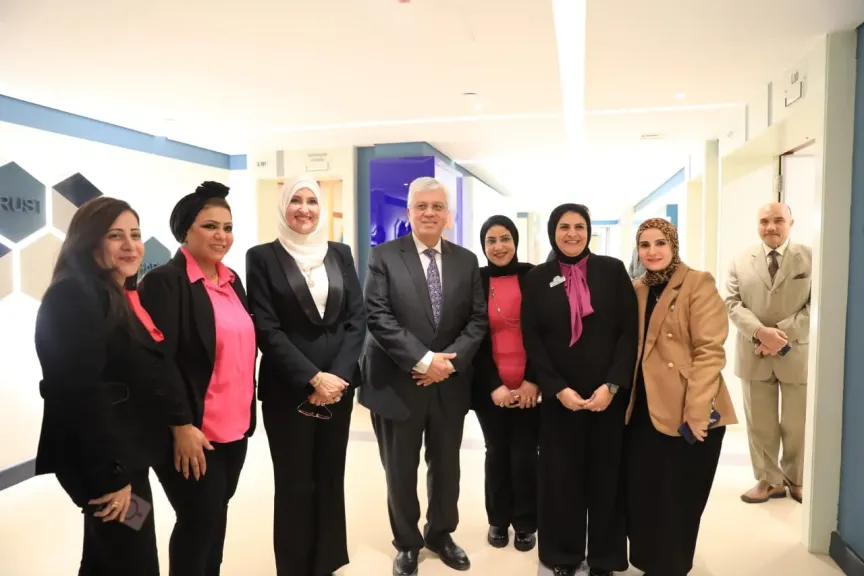 وزير التعليم العالي يتفقد معهد بحوث الإلكترونيات ويشيد بإمكاناته البحثية والتقنية