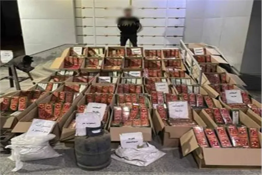 القبض على عامل أدار ورشة لتصنيع الألعاب النارية بالفيوم