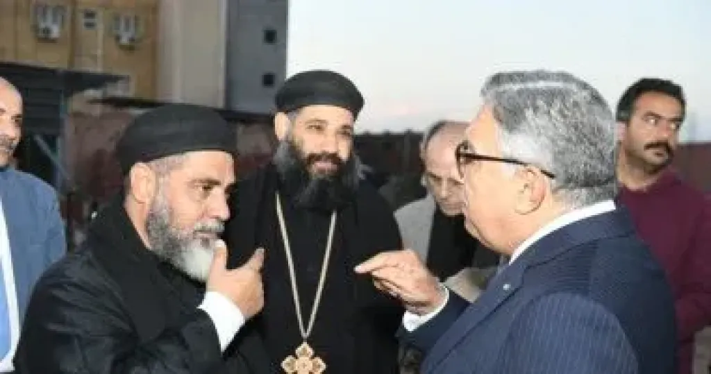 محافظ الدقهلية يتفقد أعمال رفع كفاءة الخدمات بدير القديسة دميانة فى بلقاس