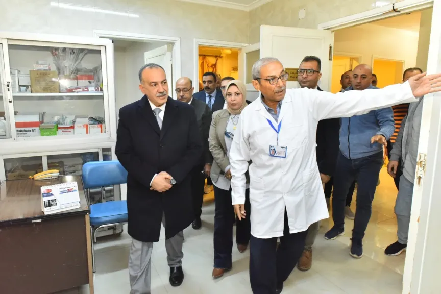 محافظ أسيوط يتفقد المركز التخصصي لعلاج الحروق بالمعلمين ويشيد بتتويجه الأول