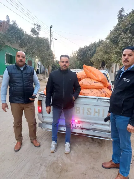 ضبط 5 طن نخالةردة و5 طن ملح غير صالح للاستهلاك و20 شيكارة سماد مدعم  ببنى سويف