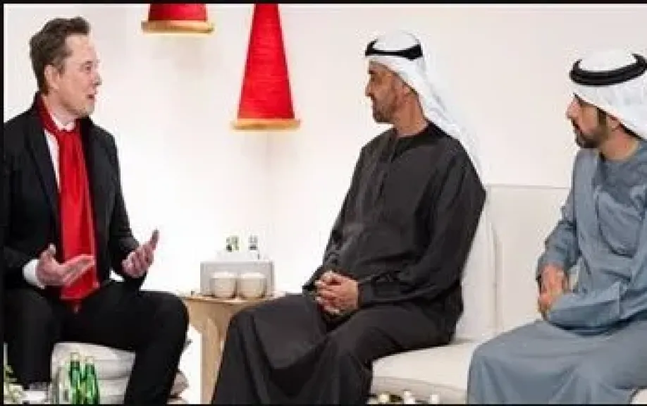 رئيس الإمارات يبحث مع إيلون ماسك المستجدات في مجال التكنولوجيا والذكاء الاصطناعي