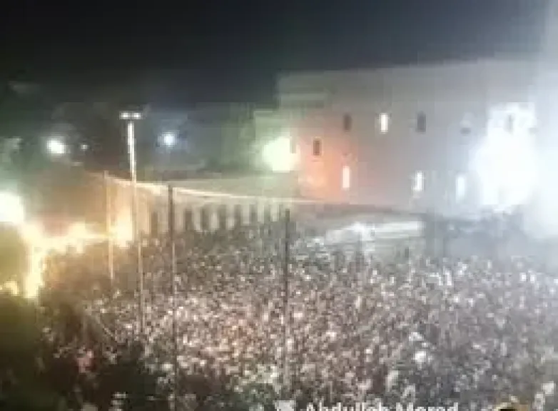 قرية معصرة صاوي بالفيوم تشيع جثامين 7 عمال ضحايا الطريق الإقليمي