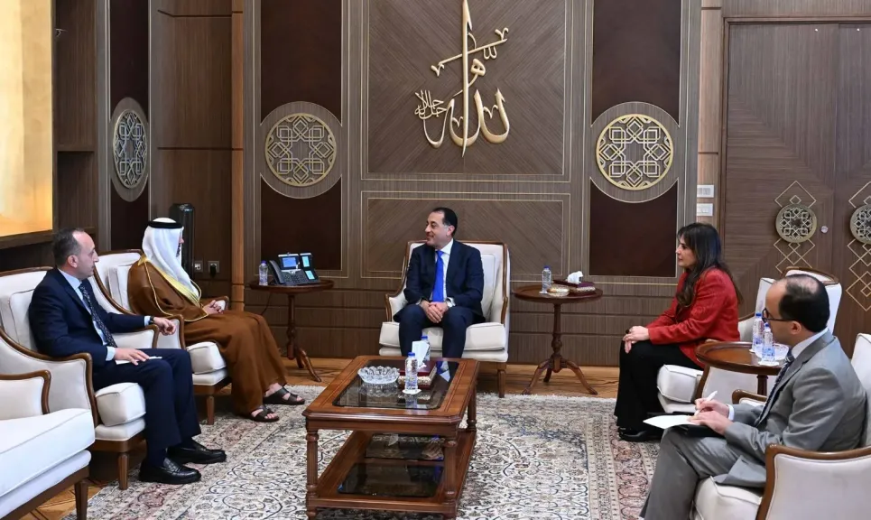 رئيس الوزراء يستقبل سفير دولة الإمارات العربية المتحدة لدى مصر