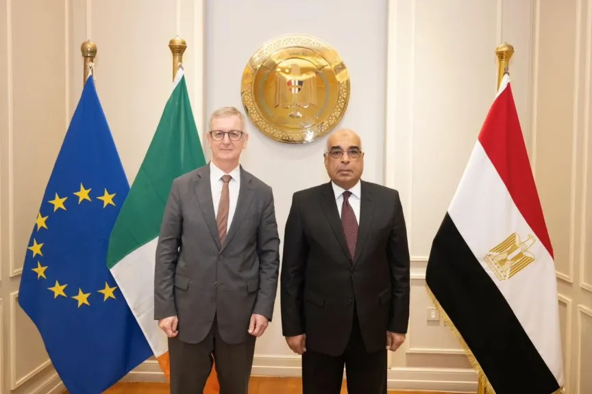 وزير العدل يستقبل السفير الأيرلندي بالقاهرة
