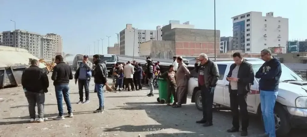 إزالة 286 إشغالًا ثابتًا ومتحركًا بببا بنى سويف