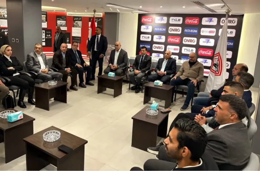 وزير الشباب والرياضة يزور نادي الزمالك ويؤكد دعمه للقلعة البيضاء