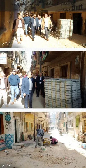 بتكلفة6 مليون جنيه محافظ الشرقية يتفقد  تركيب بلاط الإنترلوك  بالزقازيق