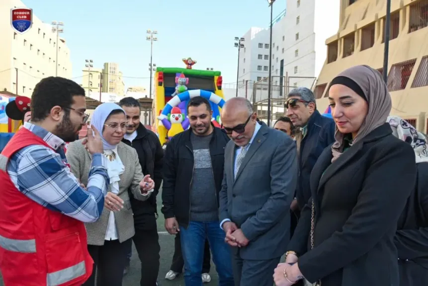 نادي الزهور يوقع بروتوكول تعاون مع الهلال الأحمر المصري