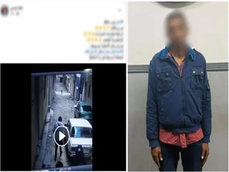 سقوط لص البطاريات بالإسكندرية