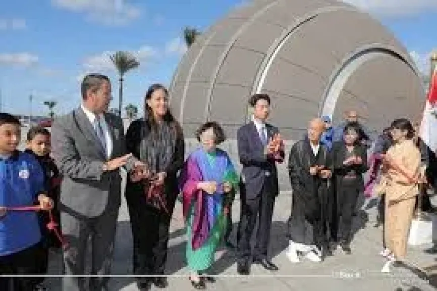 مكتبة الإسكندرية تحتضن ختام فعاليات ”أكبر لوحة في العالم” بمشاركة أطفال المدارس المصرية اليابانية