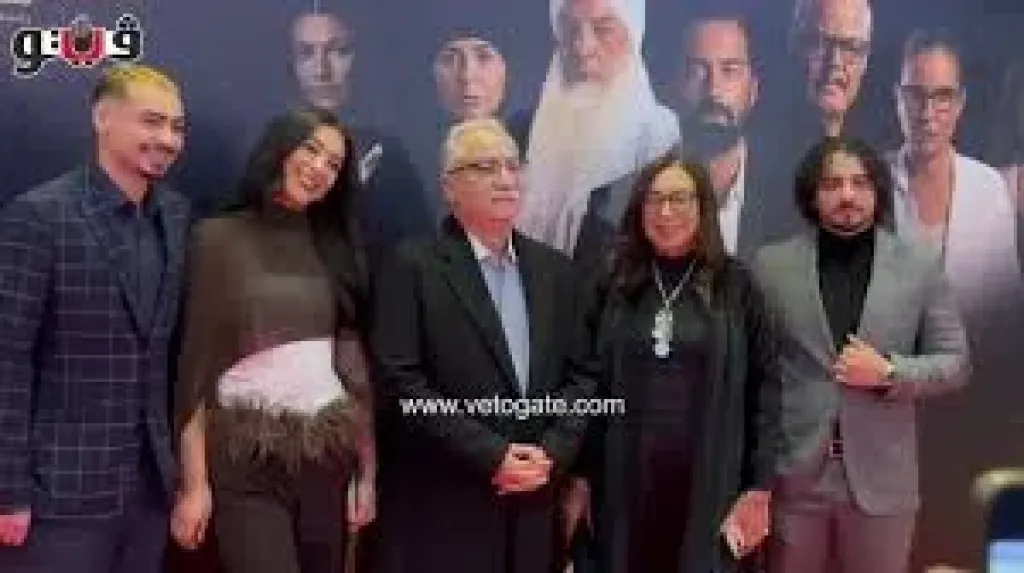 حسين فهمي ونجلاء بدر وكريم السبكي يحتفلون بعرض فيلم الملحد