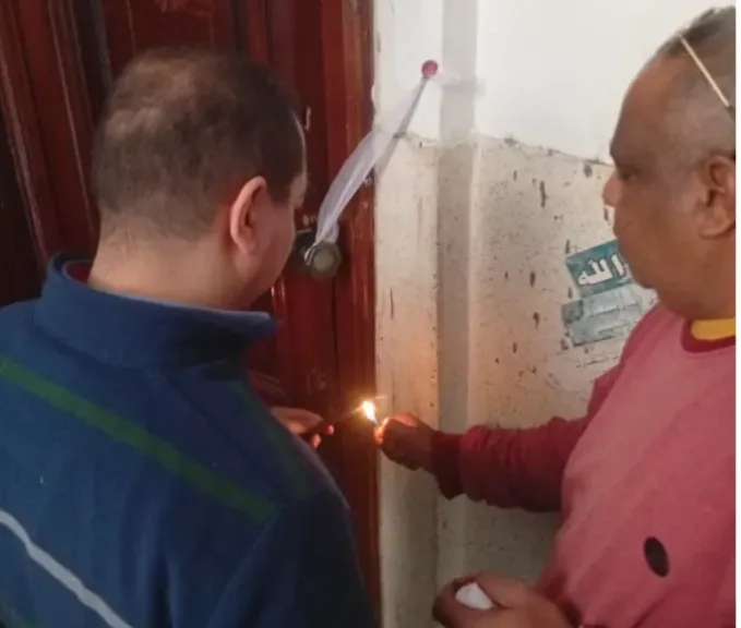 غلق وتشميع معمل تحاليل غير مرخص بكوم حمادة