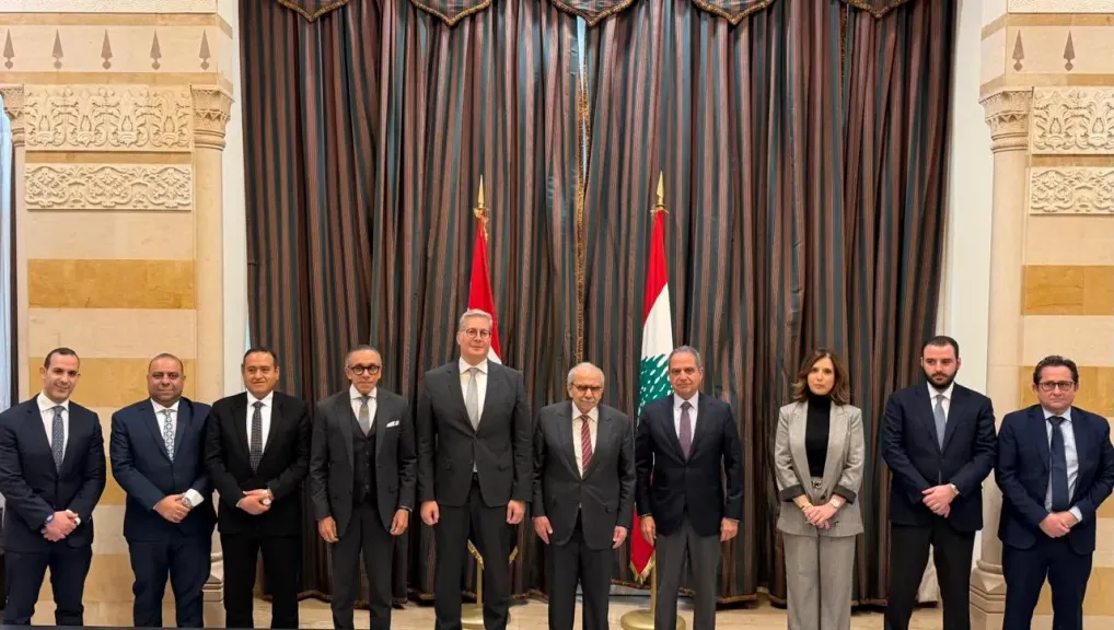 رئيس مجلس النواب اللبناني يستقبل المهندس كريم بدوي وزير البترول والثروة المعدنية