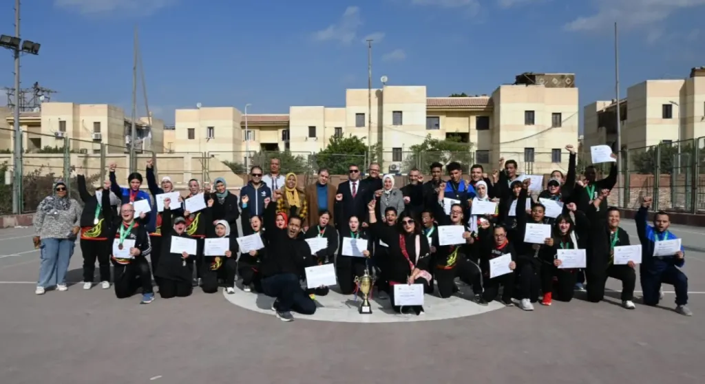 مدير مديرية الشباب والرياضة بالقاهرة يستقبل ويكرم أبطال كرة السلة وأبطال العالم