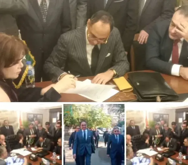 هانى سرى الدين يتقدم بأوراق  ترشحه لرئاسة حزب الوفد