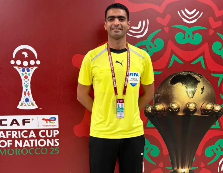 الكاف يختار حسام عزب حكم فيديو مساعد في لقاء جنوب أفريقيا والكاميرون