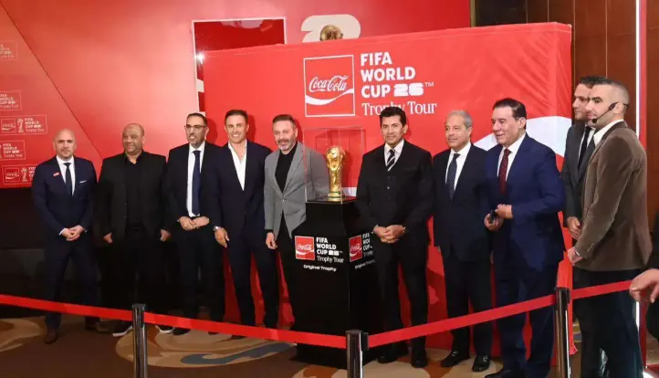 وزير الشباب والرياضة يشهد المؤتمر الصحفي لاستقبال «كأس العالم» بمصر
