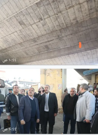 تحرك عاجل لمحافظ الشرقية لمعاينة هبوط بكوبري الصاغة بالزقازيق