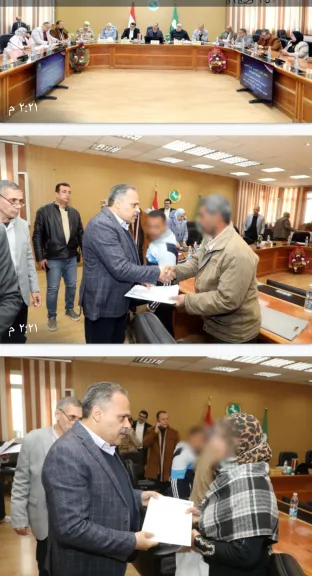 خلال لقائه الإسبوعي بالمواطنين محافظ الشرقية يُسلم ٣٠عقد عمل لذوي الهمم