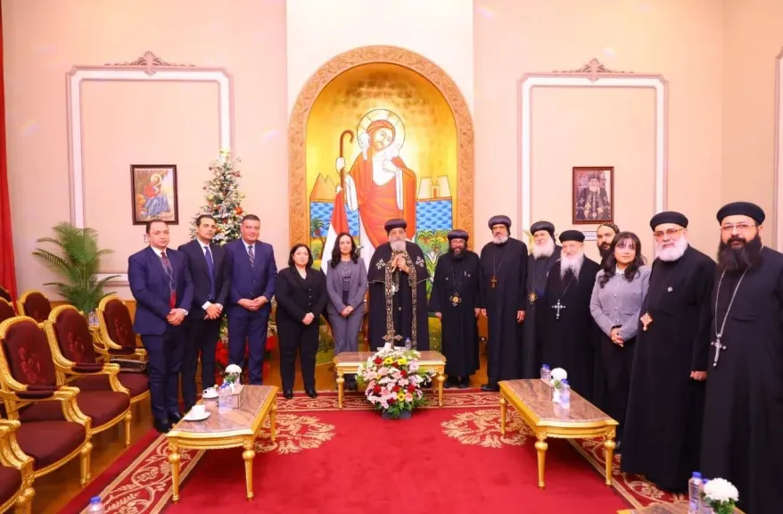 وزيرة التضامن تهنئ البابا تواضروس الثاني بعيد الميلاد المجيد