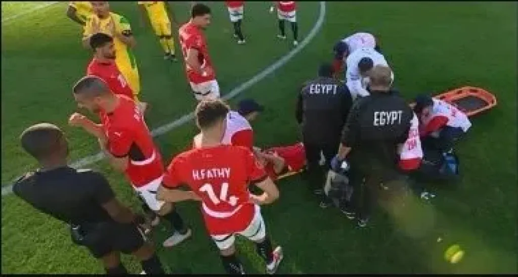 محمد حمدى لاعب منتخب مصر