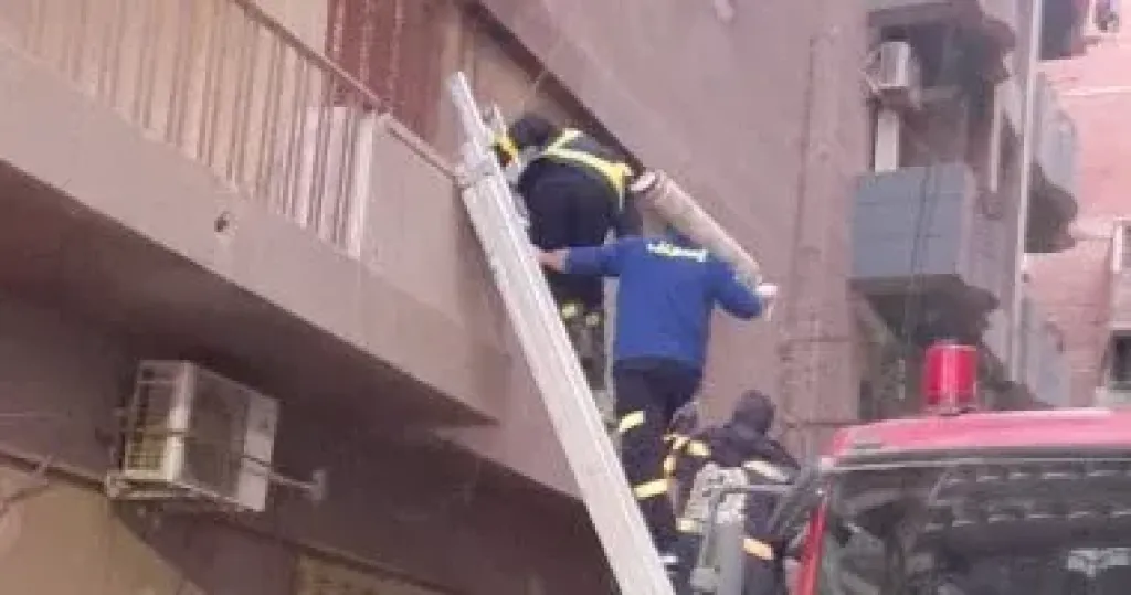 جانب من الحريق 