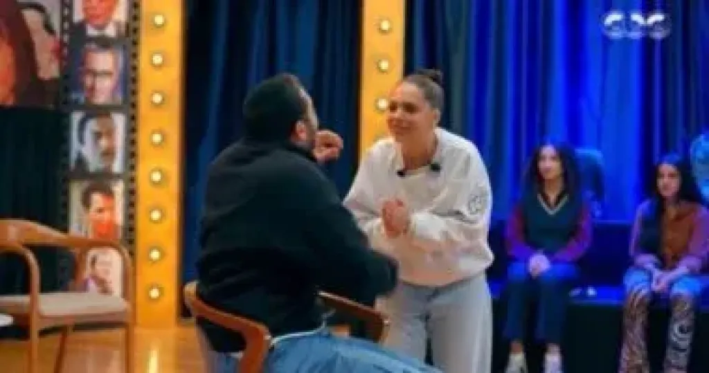 اتنين في ورطة.. مشهد ارتجالي يجمع متسابق ورحمة أحمد في كاستنج