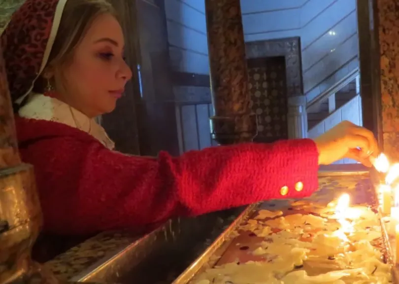 الدكتورة عبير نصار تزور دير مارمينا ببرج العرب وتهنئ قداسة البابا تواضروس والأخوة الأقباط بعيد الميلاد المجيد