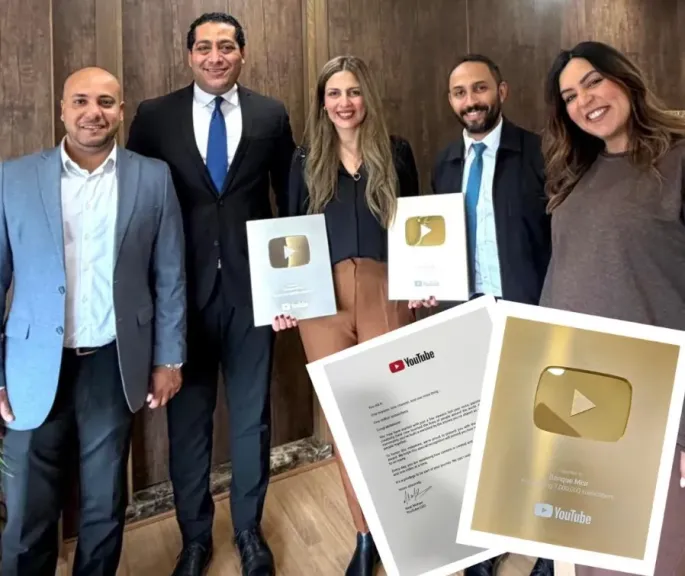 بنك مصر «أول بنك في مصر» يحصد الدرع الذهبي من يوتيوب ويتصدر منصات التواصل الاجتماعي بأكبر قاعدة متابعين والأعلى تفاعلًا