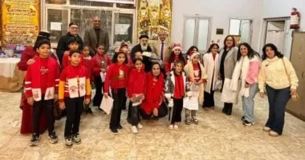 وفد التحالف الوطنى ببورسعيد يزور كنائس المحافظة للتهنئة بعيد الميلاد المجيد