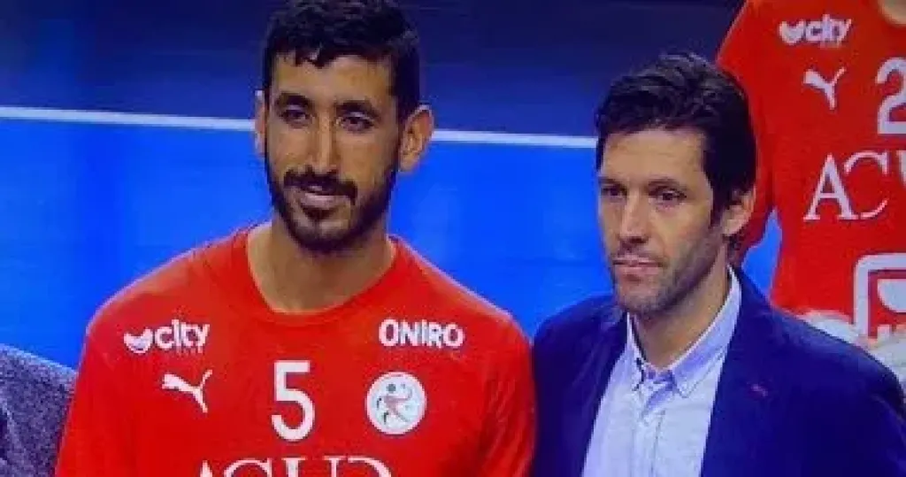 يحيي خالد أفضل لاعب في صفوف منتخب اليد أمام البرتغال بدورة إسبانيا