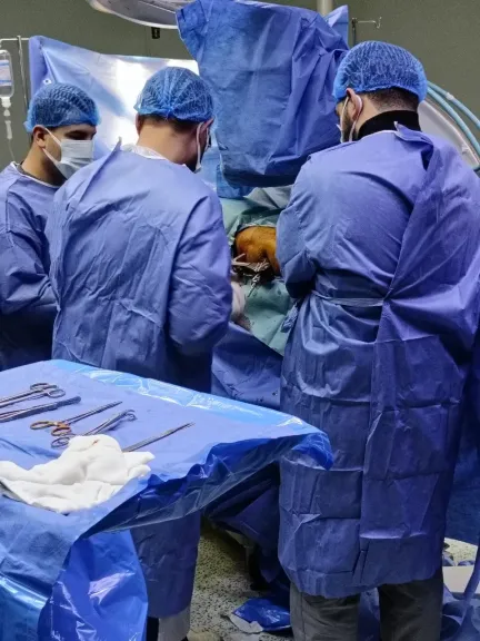 تدخل جراحي ينقذ مريض فشل كلوي من مضاعفات كسر الفخذ بمستشفى وادي النطرون