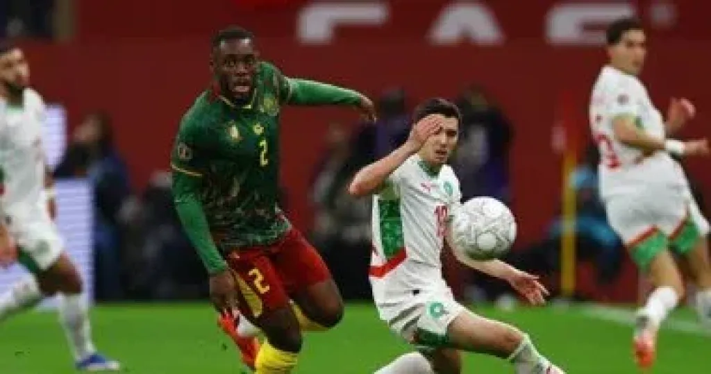 المغرب ضد الكاميرون .. صيباري يضيف الهدف الثاني لأسود الأطلس في الدقيقة 74.. صور