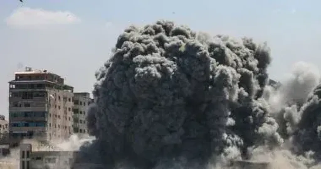 استشهاد 4 فلسطينيين بقصف للاحتلال الإسرائيلى شرق مدينة غزة