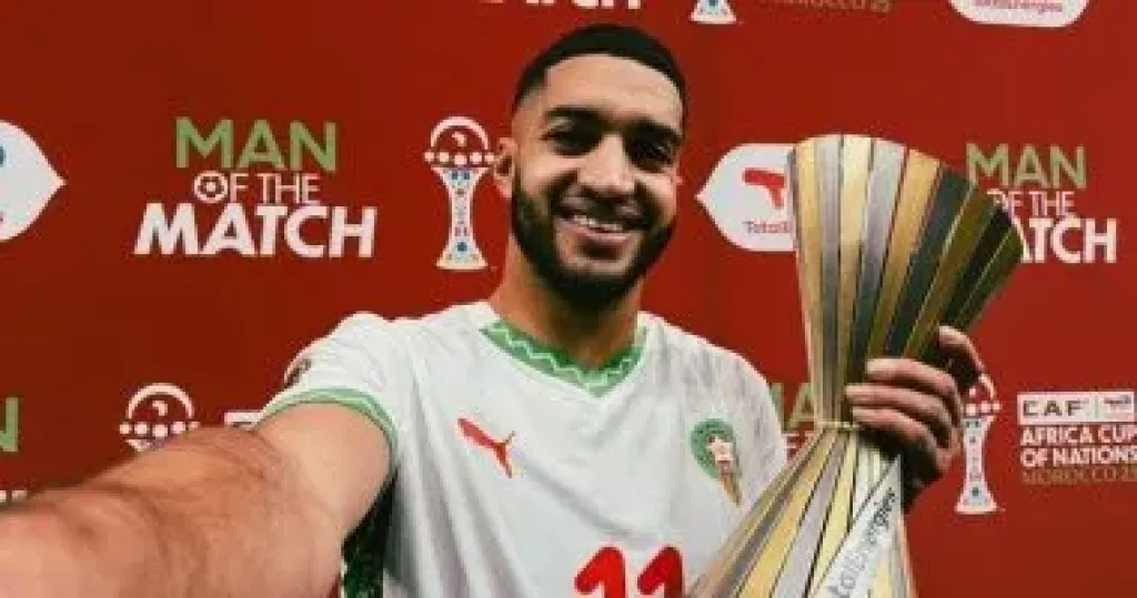 الكاميرون ضد المغرب.. صيباري أفضل لاعب في مواجهة ربع نهائي أمم أفريقيا