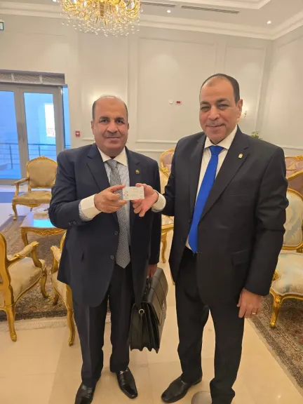 النائب محمد عبدالحميد يتسلم كارنيه مجلس النواب 2026 ويؤكد : هدفى الاول خدمة المواطن وتحقيق التنمية الشاملة