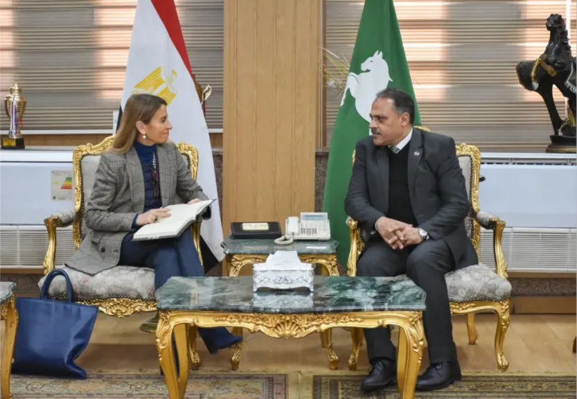 محافظ الشرقية يستقبل المدير الإقليمي لمكتب اليونسكو بمصر والسودان لبحث تعزيز الشراكات الإستراتيجية