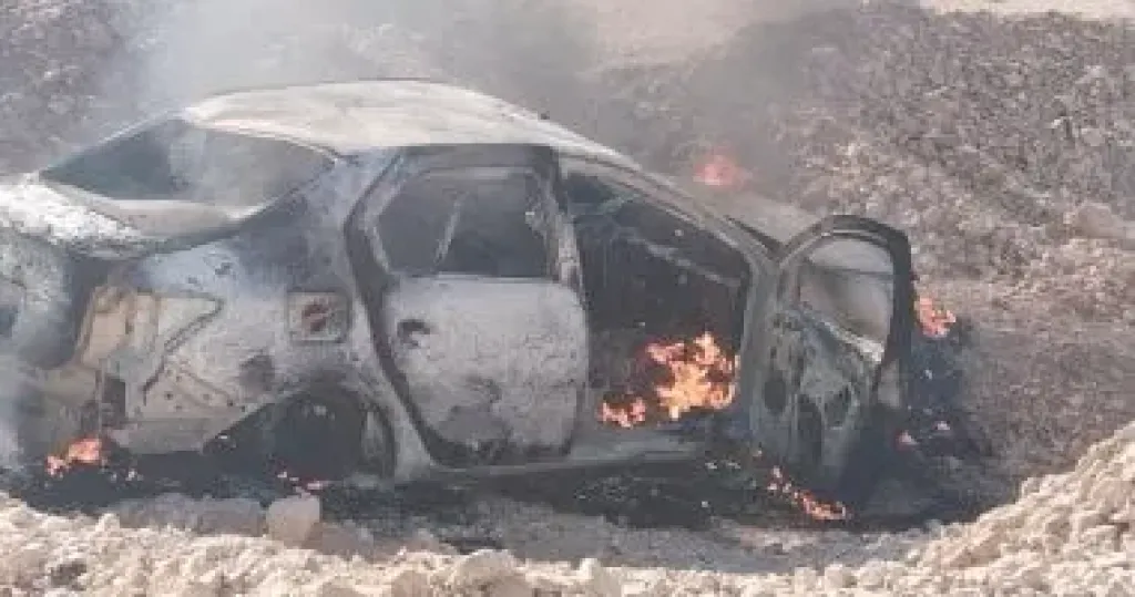 السيطرة على حريق في سيارة ملاكي على الطريق الزراعي الشرقي بالأقصر