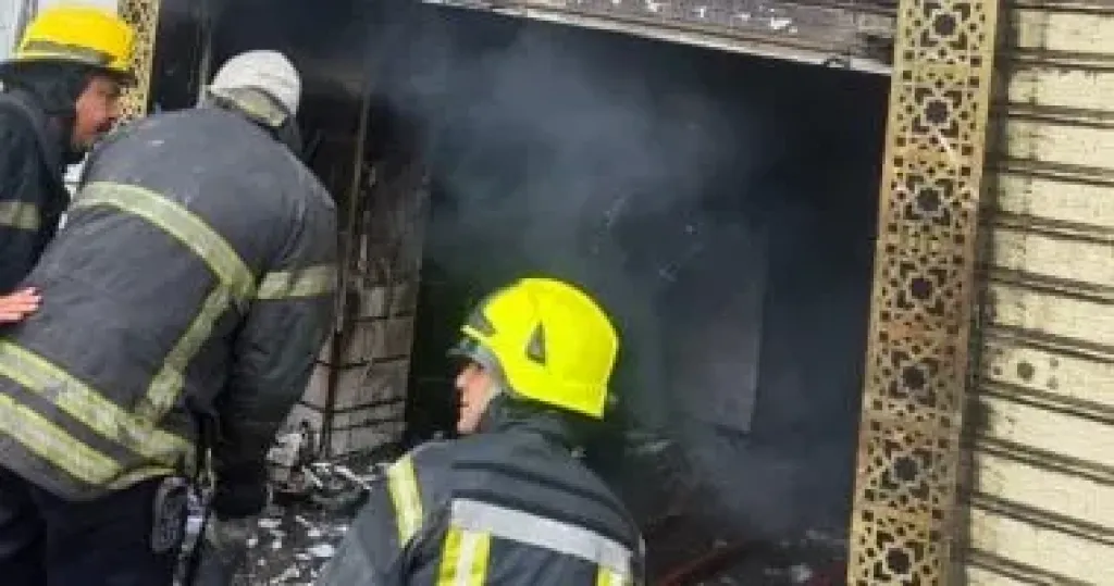 النيابة تطلب تقرير الطب الشرعى لجثة شاب لقى مصرعه فى حريق محل تجارى