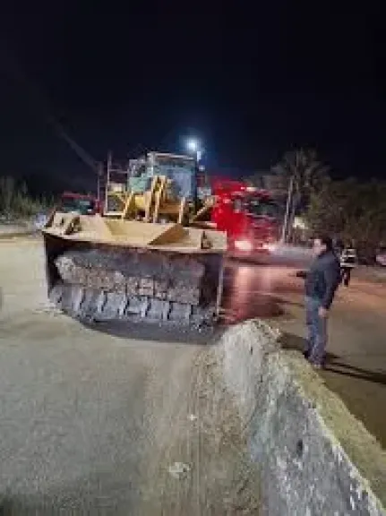 بدء غلق كوبري مبارك بشبين الكوم والمحافظة تعلن مسارات مرورية بديلة