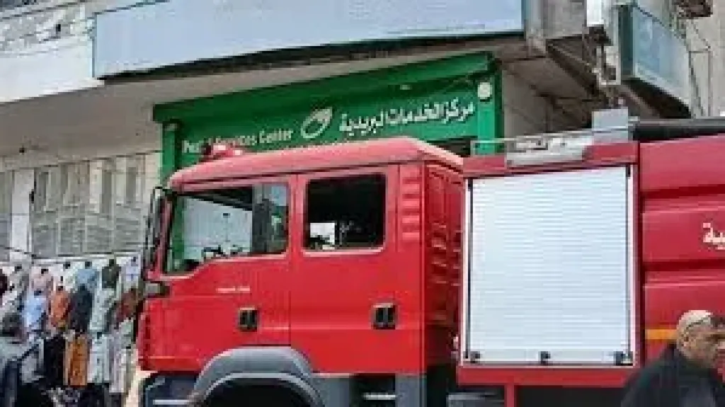 السيطرة على حريق في سنترال المنشية بالإسكندرية دون إصابات