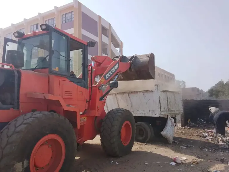 رفع 270 طن قمامة ومخلفات فى بسيون بالغربية