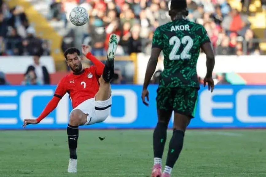 الفار يلغى هدفا لمنتخب نيجيريا أمام الفراعنة