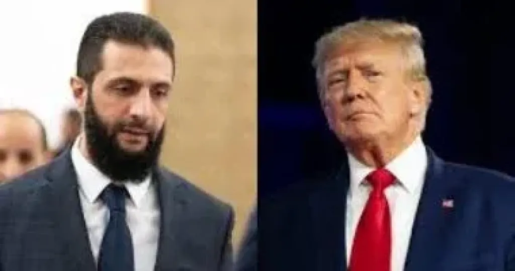 أحمد الشرع يبحث مع ترامب أهمية الحفاظ على وحدة الأراضي السورية واستقلالها