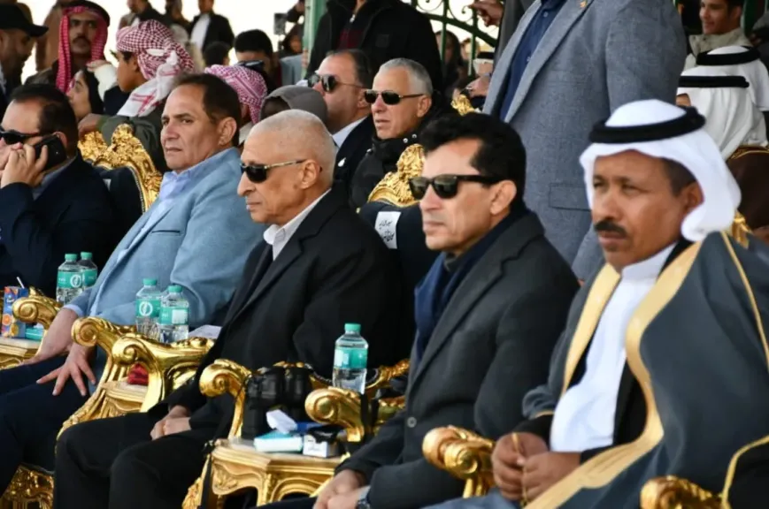وزير الرياضة ومحافظ شمال سيناء يشهدان ختام مهرجان سباقات الهجن بالعريش