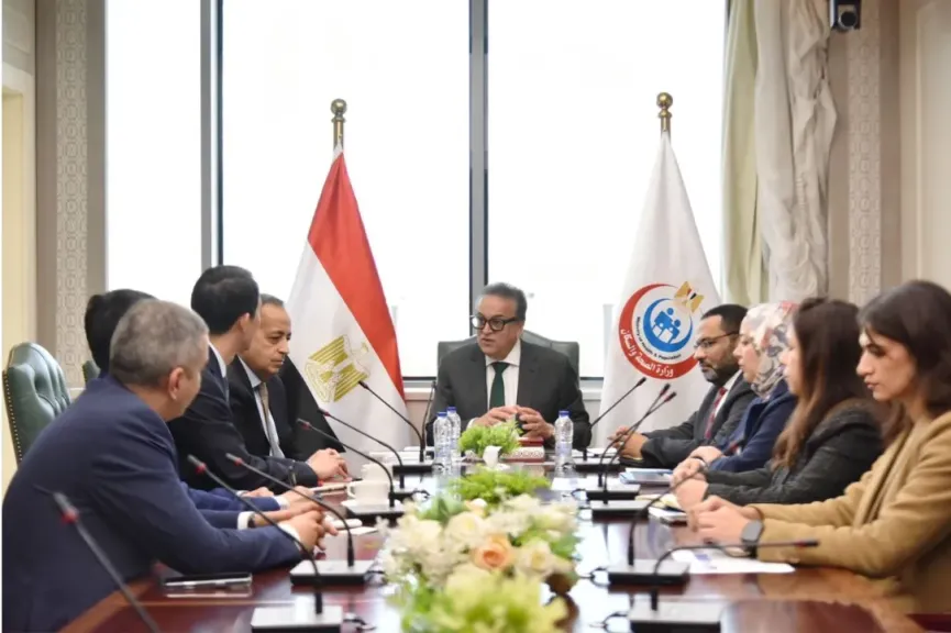 وزير الصحة يترأس اجتماع ”جيبتو فارما ” و” Gan amp; Lee” الصينية لبحث آليات التعاون المشترك