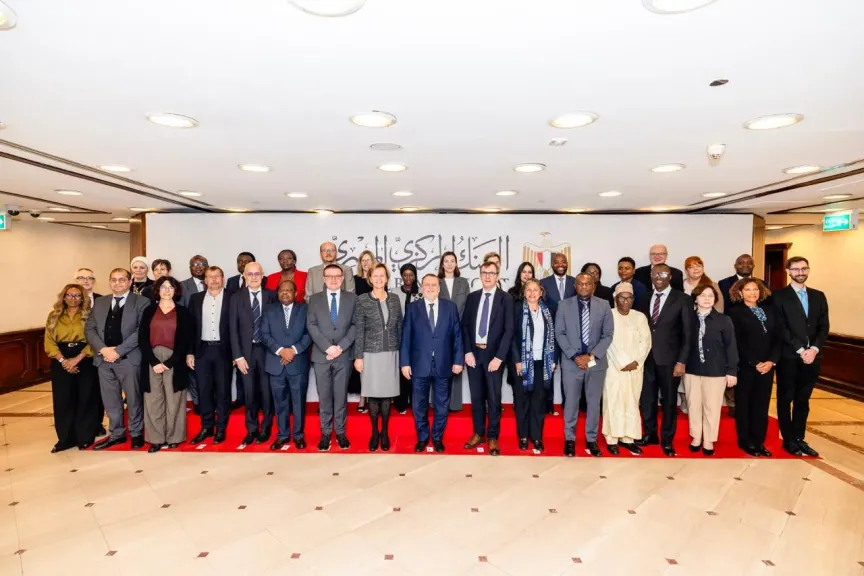 محافظ البنك المركزي وسفيرة الاتحاد الأوروبي يفتتحان الاجتماع التاسع للجنة التنسيقية لدعم البنوك المركزية الإفريقية