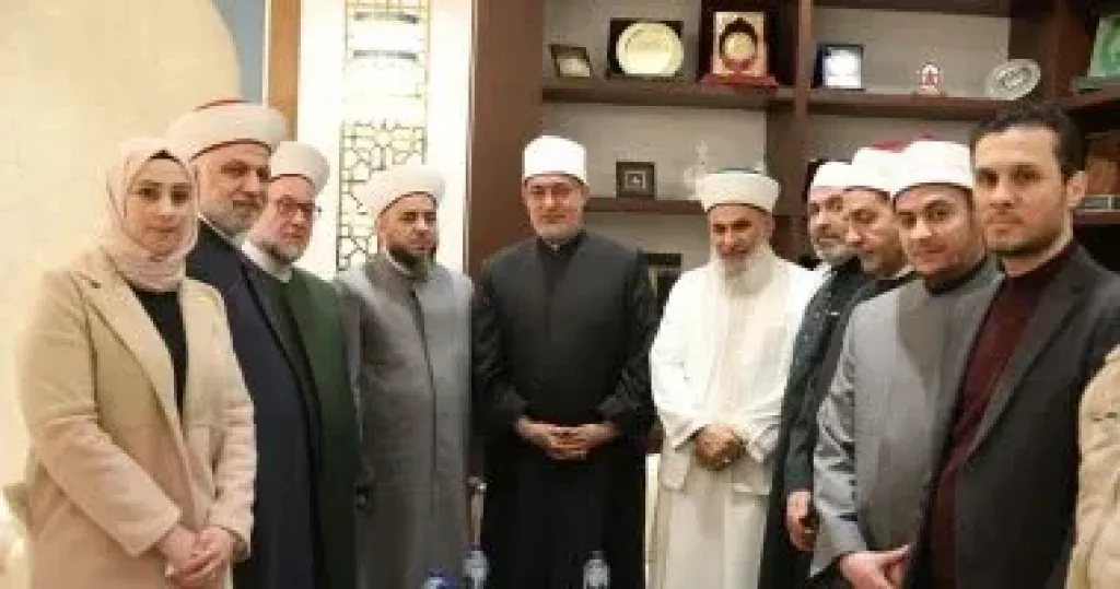 مفتي الجمهورية يستقبل وفدًا من دار الفتوى اللبنانية لبحث تعزيز التعاون