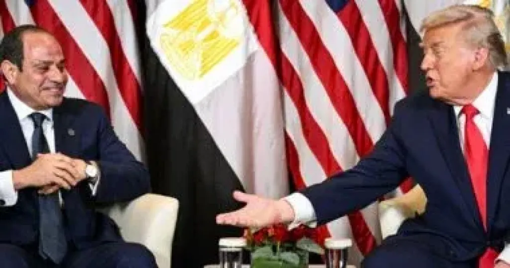 لقاء الرئيس السيسي وترامب على هامش منتدى دافوس